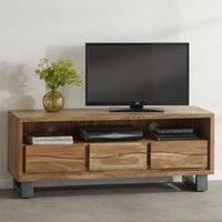 IH Design Natural Essential Live Edge Large Media Unit