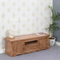 IH Design Carved Mango Wood Tv Cabinet