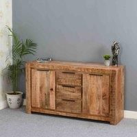 IH Design Merlin Solid Wood Large Sideboard 2 Door 3 Drawer