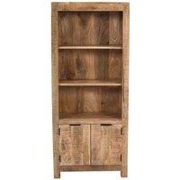 IH Design Merlin Solid Wood Bookcase With Doors