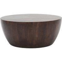 Natural Solid Dark Mango Wood Coffee Table