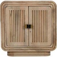 IH Design Myrine Carved Mango Wood Mini Sideboard