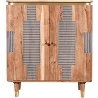 IH Design Cotati Acacia Wood 2 Doors Sideboard