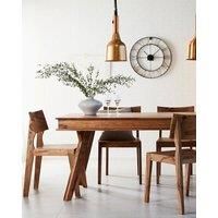 IH Design Large Industrial Style Clock Lincoln Metal in Metallics