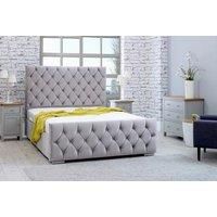 Oasis Plush Velvet Frame Bed - 4 Colours & 5 Sizes!