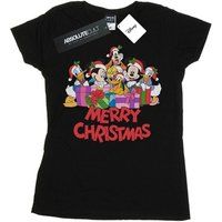 Disney Women's Mickey Mouse And Friends Christmas T-Shirt