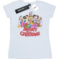 Disney Women's Mickey Mouse And Friends Christmas T-Shirt