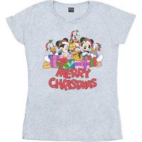 Disney Women's Mickey Mouse And Friends Christmas T-Shirt