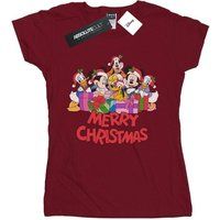 Disney Women's Mickey Mouse And Friends Christmas T-Shirt