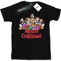 Disney Girls Mickey Mouse And Friends Christmas T-Shirt