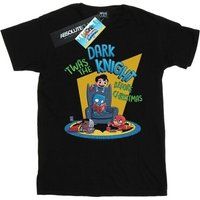 DC Comics Men's Super Friends Dark Knight Before Christmas T-Shirt