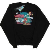 DC Comics Girls Super Friends We WHOOSH You A Merry Christmas Sweatshirt