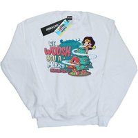 DC Comics Girls Super Friends We WHOOSH You A Merry Christmas Sweatshirt