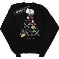 Absolute Cult Friends Women/'s Christmas Tree Sweatshirt Black Small