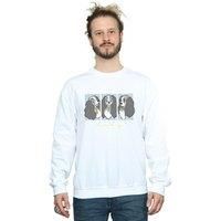Disney  Lady And The Tramps  men's Sweatshirt in White