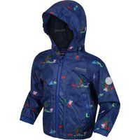 Regatta Kids Peppa Pig Muddy Puddle Waterproof Jacket - New Royal - 6-12 M