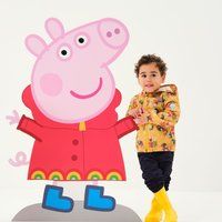 Regatta Kids Peppa Pig Muddy Puddle Waterproof Jacket - Floral - 6-12 M