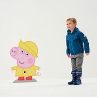 Regatta Kids Peppa Pig Muddy Puddle Waterproof Jacket - Oxford Blue - 3-4 Yrs