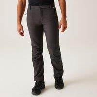 Regatta Men/'s Geo Softshell Walking Trousers, Waterproof, Windproof, Hardwearing & Multipocketed - Perfect for Outdoors, Hiking, Camping & Trekking Grey
