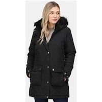 Regatta Women/'s Voltera Parka Jacket, Black, 18 UK