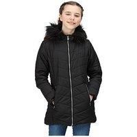 Fabrizia Kids' Hiking Insulated Parka Jacket - Black