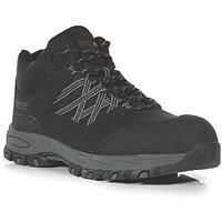 Regatta Mens Sandstone Safety Boots in Black - Size 10 UK - Black