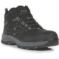 Regatta Mens Mudstone Safety Boots in Black - Size 10 UK - Black