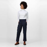 Regatta Professional Womens Packaway Waterproof Trousers Navy, Size: 20R