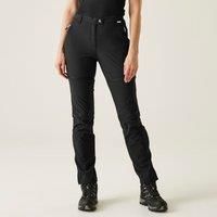 Regatta Women/'s Mountain Zip Off Walking Trousers Black