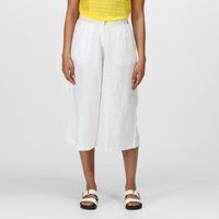 Regatta Women/'s Madley Culottes Pants, White, 12