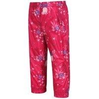Regatta Kids Toddler Peppa Pig Waterproof Pack-It Overtrousers - Pink - 12-18M