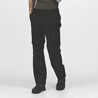 Regatta Professional Men's Stylish Heroic Worker Trousers Black, Size: 30"