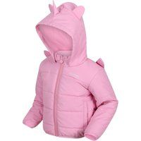 Regatta Kids Water-repellent Dino Winter Jacket Doll Pink Unicorn, Size: 9-12m