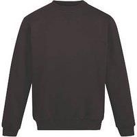 Regatta Professional Men's Long-Lasting Pro Crewneck Sweatshirt Black, Size: L