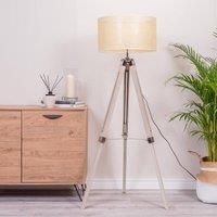 Clipper Skandi Brown Floor Lamp