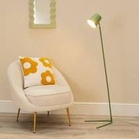 ValueLights | Sage Green Metal Floor Lamp with Tapered Dome Shade Living Room Office Task Light | Floor Lamps, Home Décor & Improvement Essential | Included LED Bulb