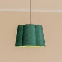 Velvet Scalloped Lampshades Easy Fit Pendant Light Shades Living Room Bedroom