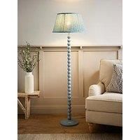 Bobbins Pastel Floor Lamp Living Room Standard Light Pleated Lampshade LED Bulb