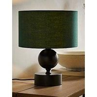 Candlestick Table Lamp Drum Lampshade Living Room Light Bedside Bedroom Lights