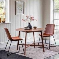 Frank Hudson Gallery Direct Madrid Walnut Round Dining Table