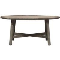 Frank Hudson Gallery Direct Kingham Grey Round Coffee Table