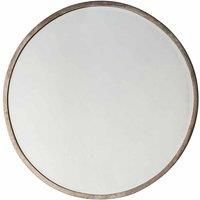 Riley Medium Round Wall Mirror  Silver