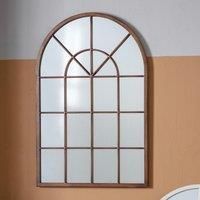 Newlyn Medium Arched Wall Mirror - Bronze