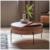 Wordwell 83cm Round Acacia Wood Coffe Table