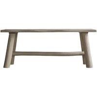 Montana 110cm Light Rustic Mango Wood Dining Bench