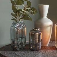 Crossland Grove Florence Vase Grey 160X75X300Mm Grey