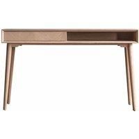 Messina Light Oak 1 Drawer Desk