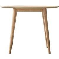 Messina 100cm Light Oak Round Dining Table