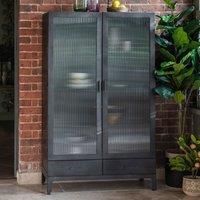 Harem Wide Metal Display Unit  Grey