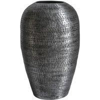 Crossland Grove Tirith Vase Pewter Antique 230X230X380Mm Silver